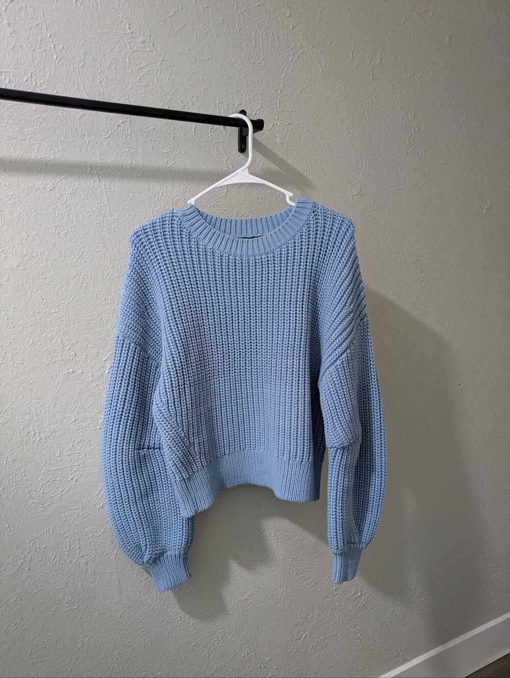 Banana Republic Knit Blue Pullover Sweater